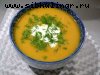 Суп-пюре "фасолево-морковный"