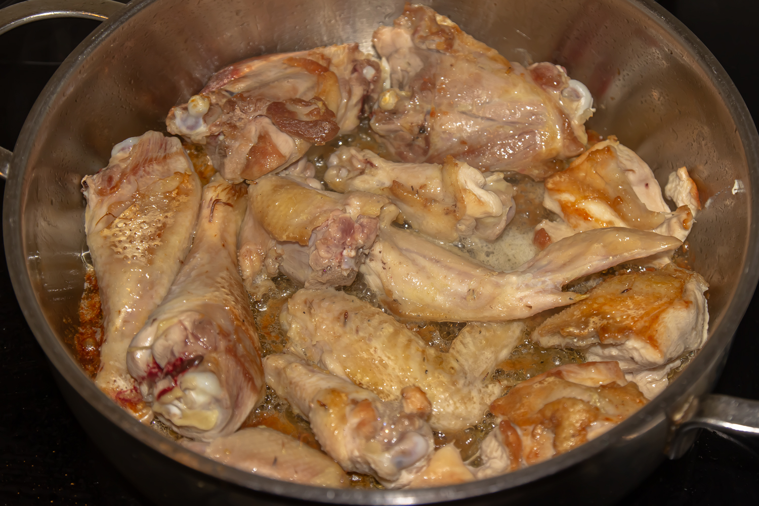 обжаренная курица по рецепту Чахохбили (4) 