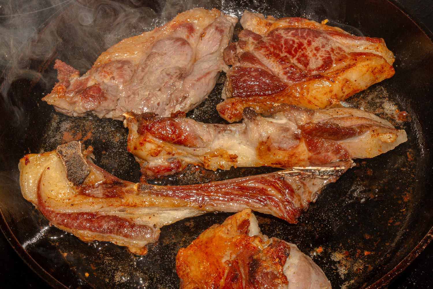 обжаренное мясо по рецепту Тапака по-арцахски