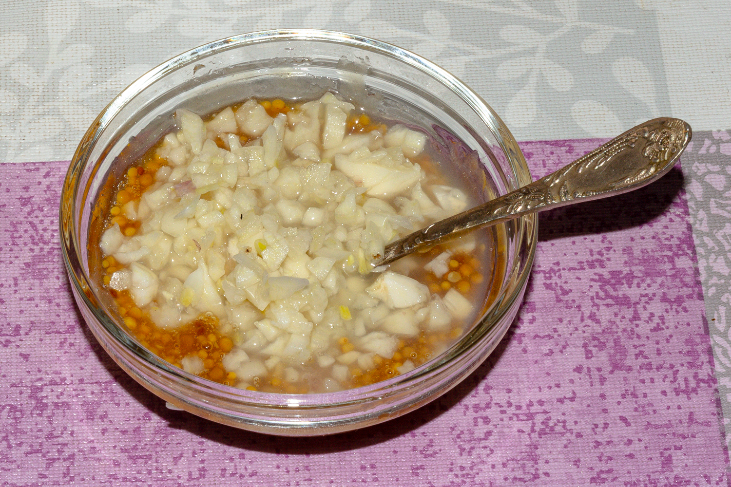 маринад для рецепта Утка в горчично-медовом маринаде с чесноком, запечённая с яблоками