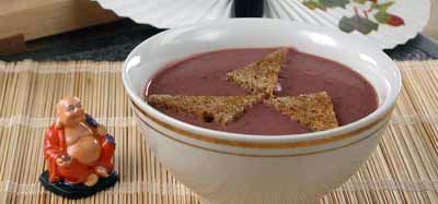Суп-пюре из красной фасоли